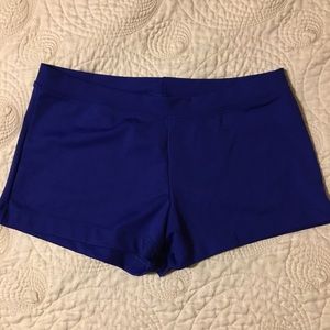 Capezio Dance Blue Booty Shorts